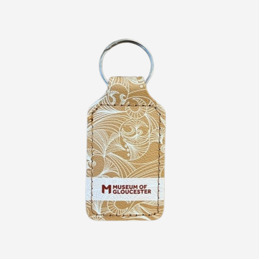 Birdlip Leather Keyring