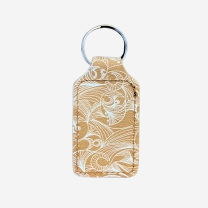 Birdlip Leather Keyring