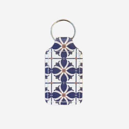 Mosaic Leather Keyring